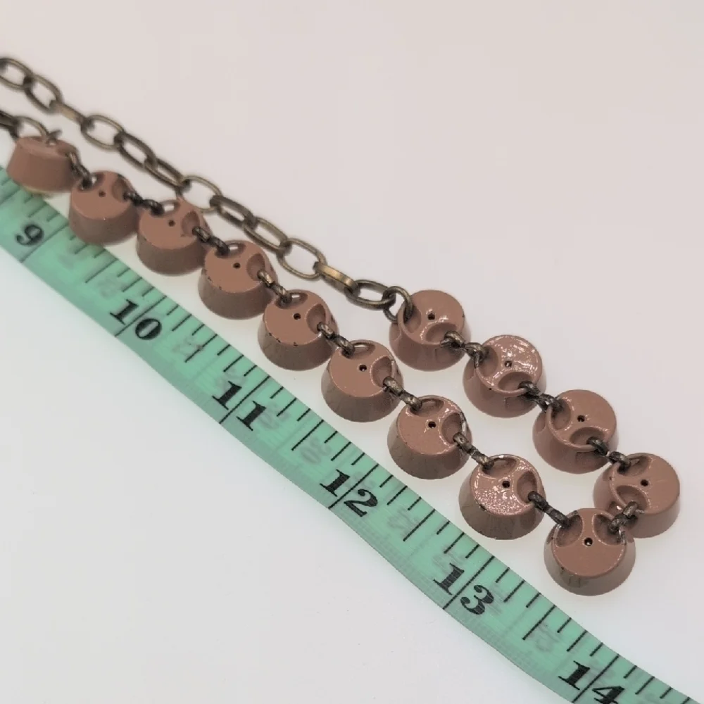 J. Crew Classic Brulee Crystal Rivière Necklace